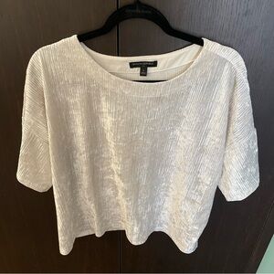 Banana Republic Women's White Short Sleeve Top